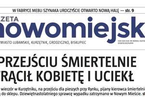 Jutro nowa "Gazeta Nowomiejska"