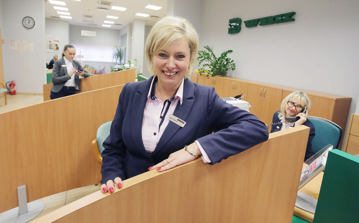 Izabela Kołodziejczyk, dyrektor oddziału Banku Zachodniego WBK w Olsztynie
