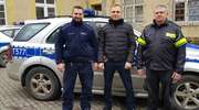 Uratowali kobietę, która zasłabła na chodniku