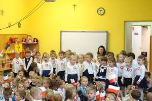 Obchody Święta Niepodległości w Przedszkolu Krasnal w Olecku