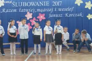 Pasowanie na "pierwszaka" w szkole w Ruszkowie  [zdjęcia]