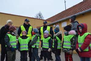 Akcja "Bezpieczna droga do szkoły" w gminie Olecko