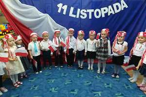 Święto Niepodległości w przedszkolu w Bisztynku