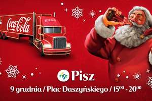 Świąteczna ciężarówka COCA-COLA odwiedzi Pisz!