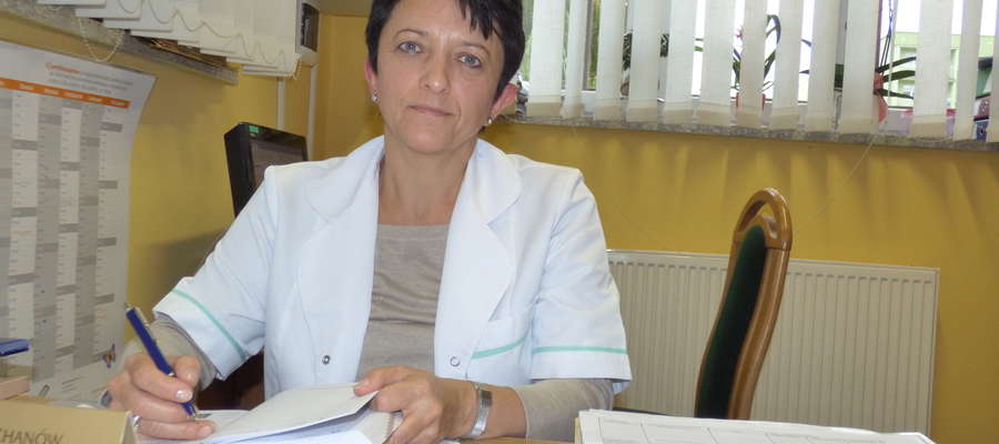 Justyna Stachowicz, kierownik stacji opieki Caritas w Mławie.
