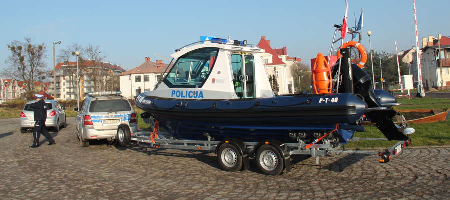 Nowa łódź policyjna w Giżycku