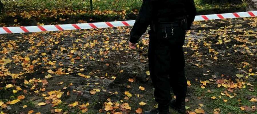 Niewybuch znaleziono podczas prac ziemnych przy szkole podstawowej w Kisielicach