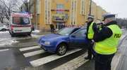 Młoda kobieta potrącona na przejściu dla pieszych w centrum Olsztyna