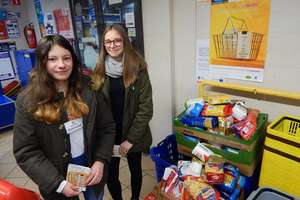 Wolontariusze zebrali w Olecku prawie 2 tony żywności