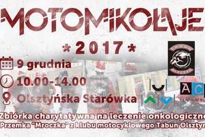 Motomikołaje na olsztyńskiej starówce