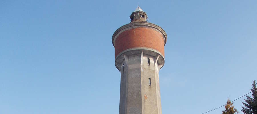 wieża ciśnień w Olsztynku