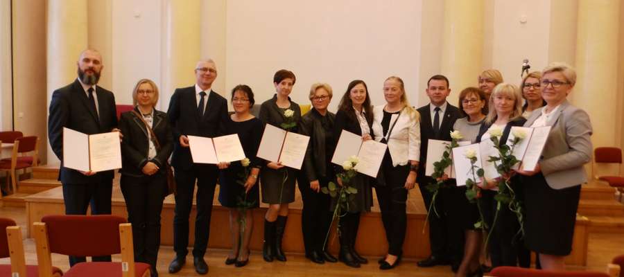 Na uroczystości wręczenia certyfikatów w Warszawie 