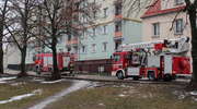 Straż i policja na ulicy Konarskiego