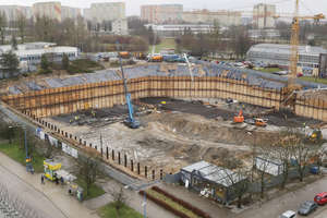 To będzie najwyższy budynek w Olsztynie. Co słychać na budowie Centaurusa? [ZDJĘCIA, VIDEO]