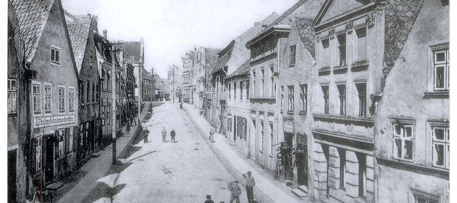 Reiterstraße (obecnie ul. Kościuszki) ok. 1900 r