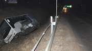 Wypadek autobusu pod Oleckiem. Trzy osoby trafiły do szpitala [ZDJĘCIA] 