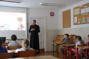 Szkolenie wolontariuszy w SP w Stożnem