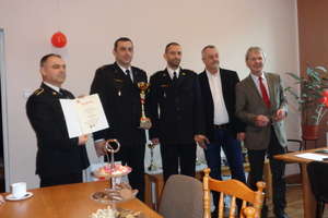 Strażacy z powiatu bartoszyckiego wyróżnieni za akcję „Ognisty Ratownik – Gorąca Krew”