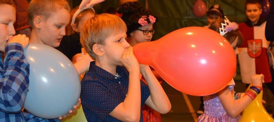 Dużym zainteresowaniem cieszył się konkurs z balonami 