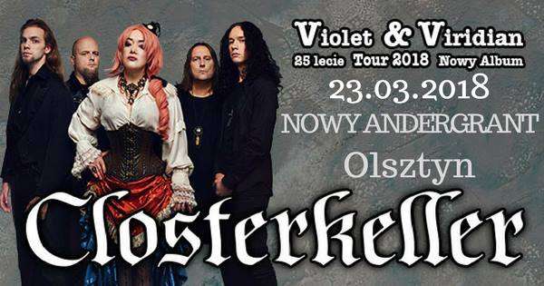 Violet & Viridian Tour 2018. Closterkeller w Olsztynie - full image
