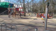 Plac zabaw w parku wreszcie otwarty