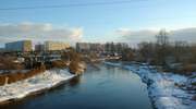 Widok z kładki nad Łyną w Bartoszycach został Zdjęciem Tygodnia
