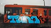 Za takie rysunki grozi mu do pięciu lat. Zatrzymany za graffiti na pociągach