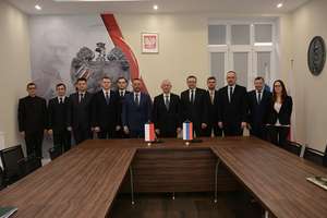 Spotkanie pełnomocników granicznych W Warmińsko-Mazurskim Oddziale Straży Granicznej