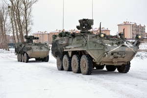Żołnierze Batalionowej Grupy Bojowej NATO w Olecku