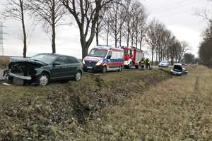 Wypadek w Niedźwiedzkich w gminie Wieliczki