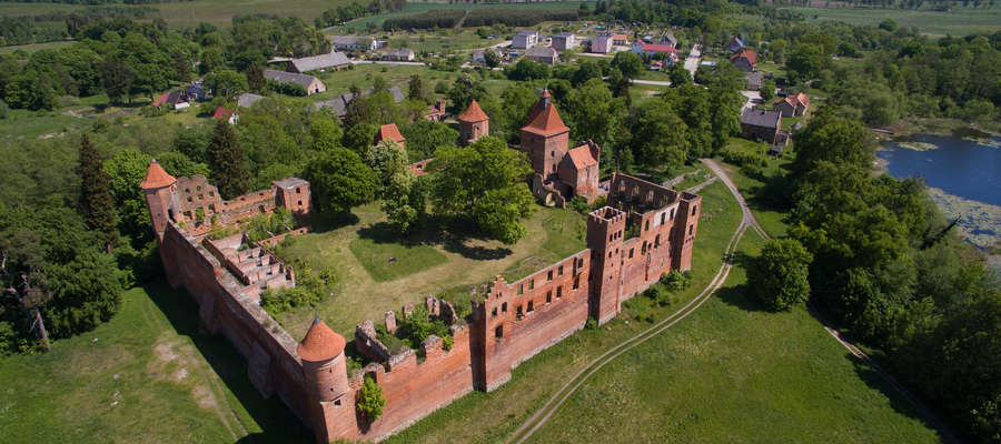 Zamek krzyżacki w Szymbarku to historyczna perełka nie tylko dla gminy Iława