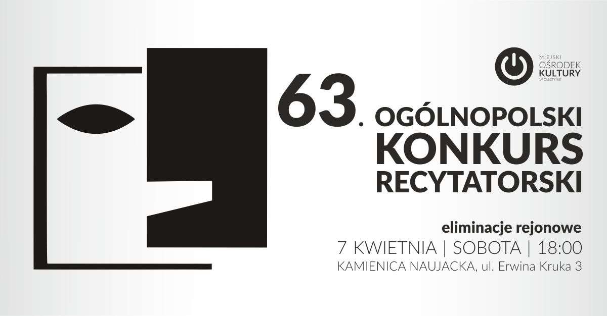 Rejonowe eliminacje do 63. Ogólnopolskiego Konkursu Recytatorskiego - full image