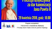 Procesja dziękczynna za dar kanonizacji Jana Pawła II
