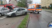 Dwa auta osobowe zderzyły się na ul. Gdańskiej