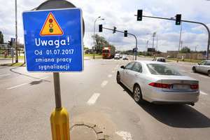 Kolejne zmiany na skrzyżowaniach w Olsztynie. Pierwsza z nich już dziś