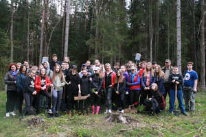 Posadziliśmy las z młodzieżą z Gimnazjum nr 2 w Ełku!