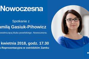 Spotkanie z Kamilą Gasiuk-Pihowicz na zamku w Ostródzie