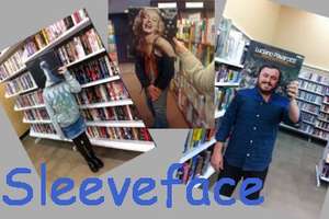 Ubrani w książkę czyli Sleeveface w bibliotece - konkurs Szkoły Policealnej 