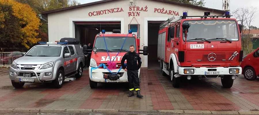 Remiza Ochotniczej Straży Pożarnej w Rynie