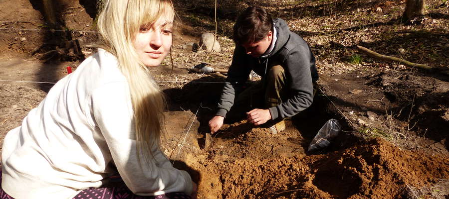 W kwietniu w pracach archeologicznych brali udział studenci