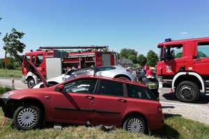 Wypadek w Kukowie koło Olecka 