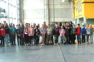 Uczniowie z Zajączkowa w Expo Mazury w Ostródzie 