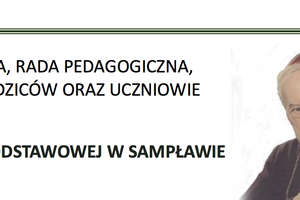 Szkoła w Sampławie zostanie nazwana imieniem kardynała 
