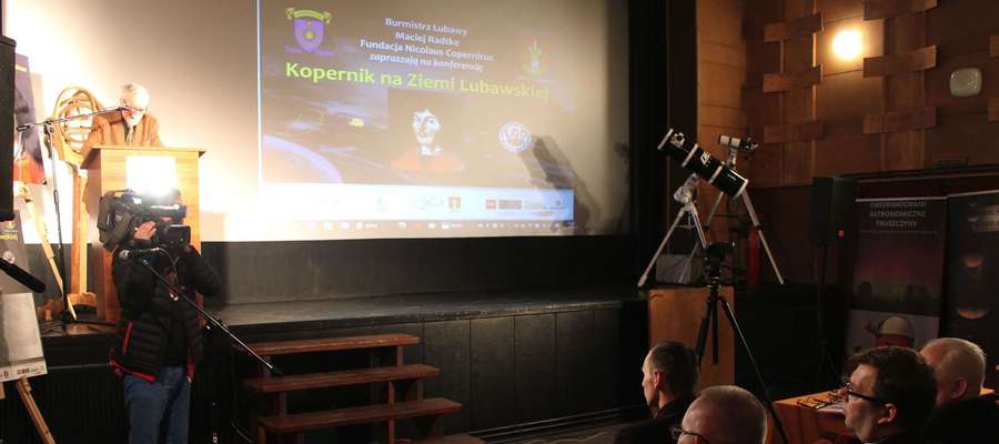 W lubawskim kinie "Pokój" odbyło się już kilka konferencji o Mikołaju Koperniku 
