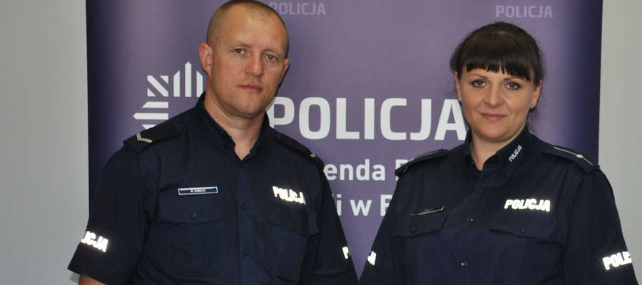 Marta i Marcin Kabelisowie to policyjne małżeństwo, które niesie pomoc także poza godzinami służby.