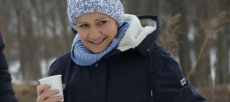 Ekipa Rodzinki.pl, w tym Małgorzata Kożuchowska, gościła w Giżycku zimą tego roku  