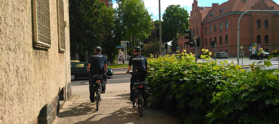 Mieszkańcy Mrągowa już mogą spotkać policyjne patrole rowerowe