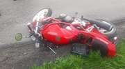20-letni motocyklista ranny w wypadku 