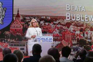Beata Bublewicz oficjalną kandydatką Koalicji Obywatelskiej na prezydenta Olsztyna [ZDJĘCIA, VIDEO]