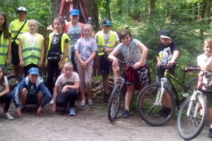 Wyprawa rowerowa uczniów z SP Zajączkowo